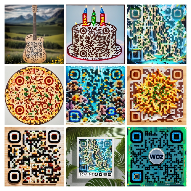 Artistic Custom QR Codes